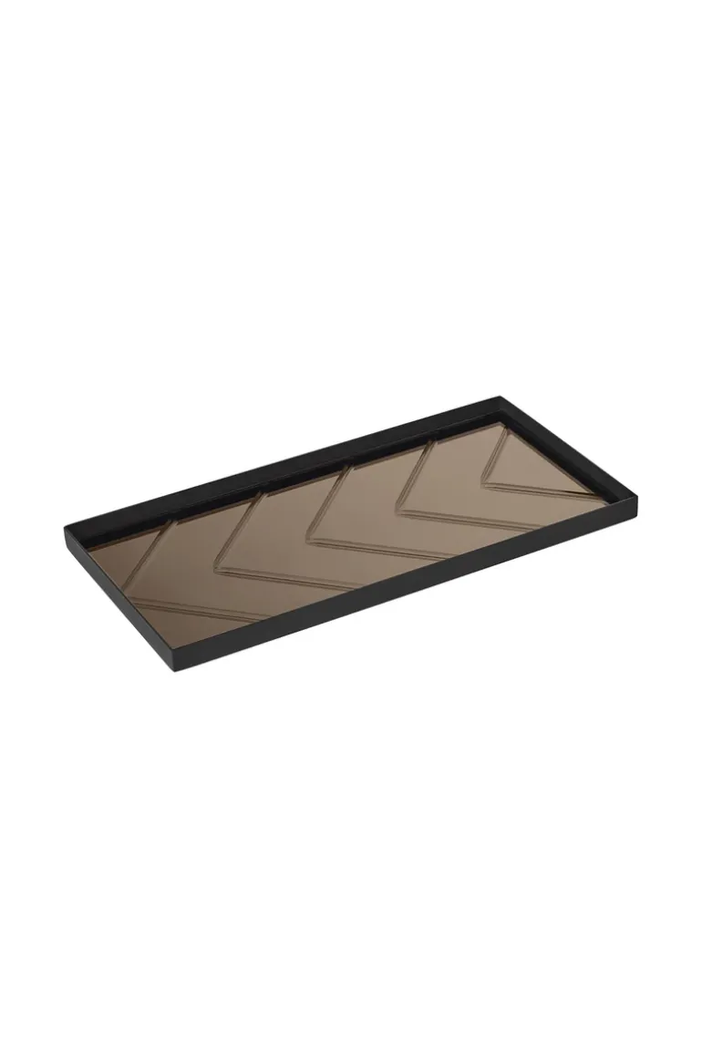 The Herringbone Tray - Bronze Medium