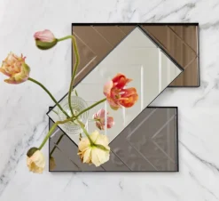 The Herringbone Tray - Bronze Medium