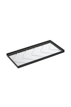 The Herringbone Tray - Clear Medium