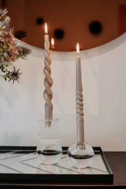 The Pearl Candle Collection - Packed with 4 Pieces per box - French Pearl Fully Curled