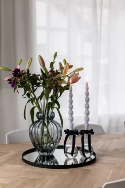 The Round Mirror Tray - Clear