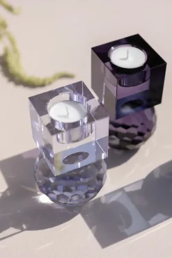 The Shadow T-light - Light Blue Purple