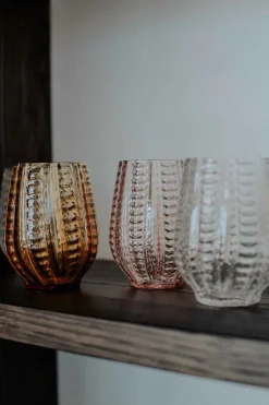 Twisted Drinking Glass - Blossom